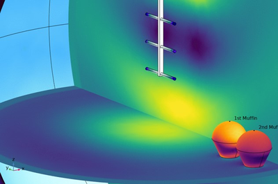 移动松饼的微波加热