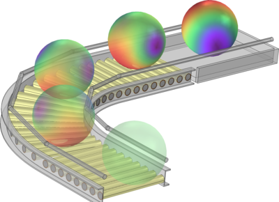 辊筒输送机动力学