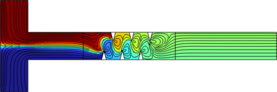 利用“稀物质传递”实现声流微混合