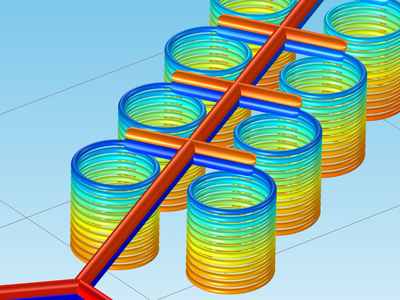 池塘循环系统的地热供暖