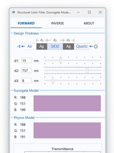 结构滤色器（代理模型演示）