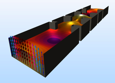 波导虹膜带通滤波器