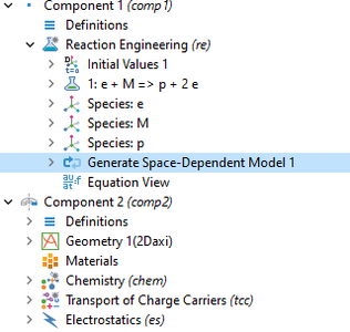 通过自定义放电化学模拟放电