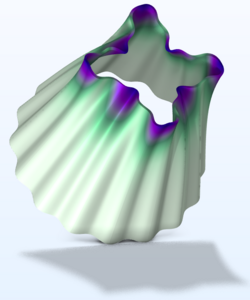 波纹锥壳的屈曲分析