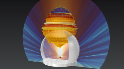 球形雷达罩的高效仿真