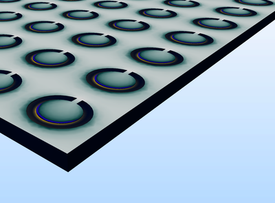 频率选择表面周期性互补开口谐振环