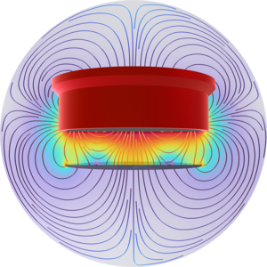 单面磁体和金属板
