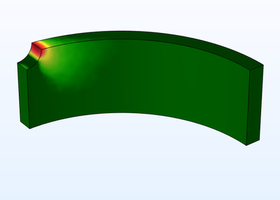 带孔气缸的弹塑性低周疲劳分析