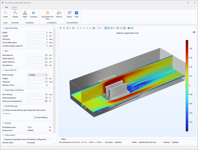 散热器的强制空气冷却