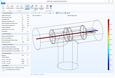 电荷交换室模拟器