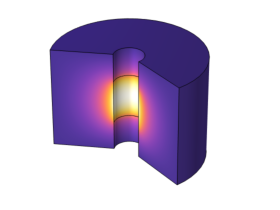 稳态传导传热 - 二维轴对称
