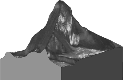 使用插值和图像数据为不规则形状建模