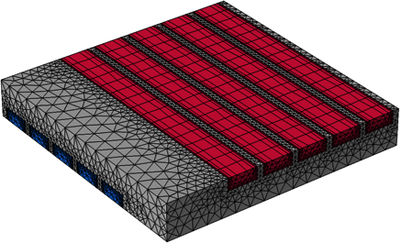 使用装配网格划分进行共轭传热建模