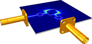 6 GHz 的平衡贴片天线