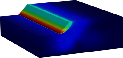 基于强度折减法的边坡稳定性分析