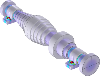 轴承热损耗在转子中产生的热应力