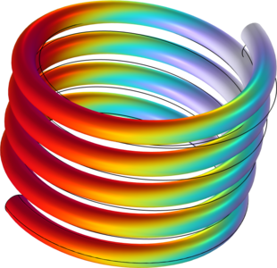 受载弹簧 - 使用全局方程满足约束条件