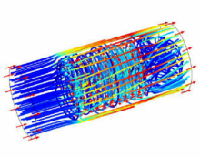 带螺旋翅片的绕管负压换热器