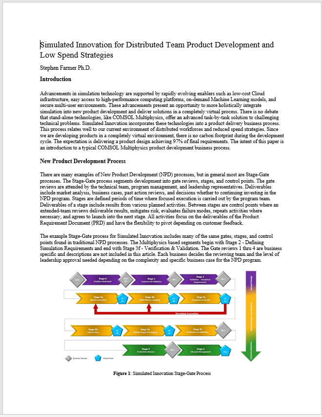 Simulated Innovation for ...