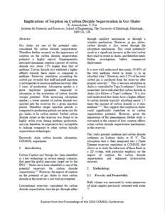 Implications of Sorption on ...