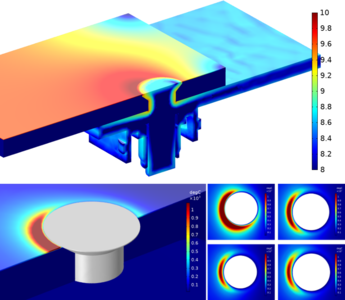 铺设防雷金属网的CFRP ...